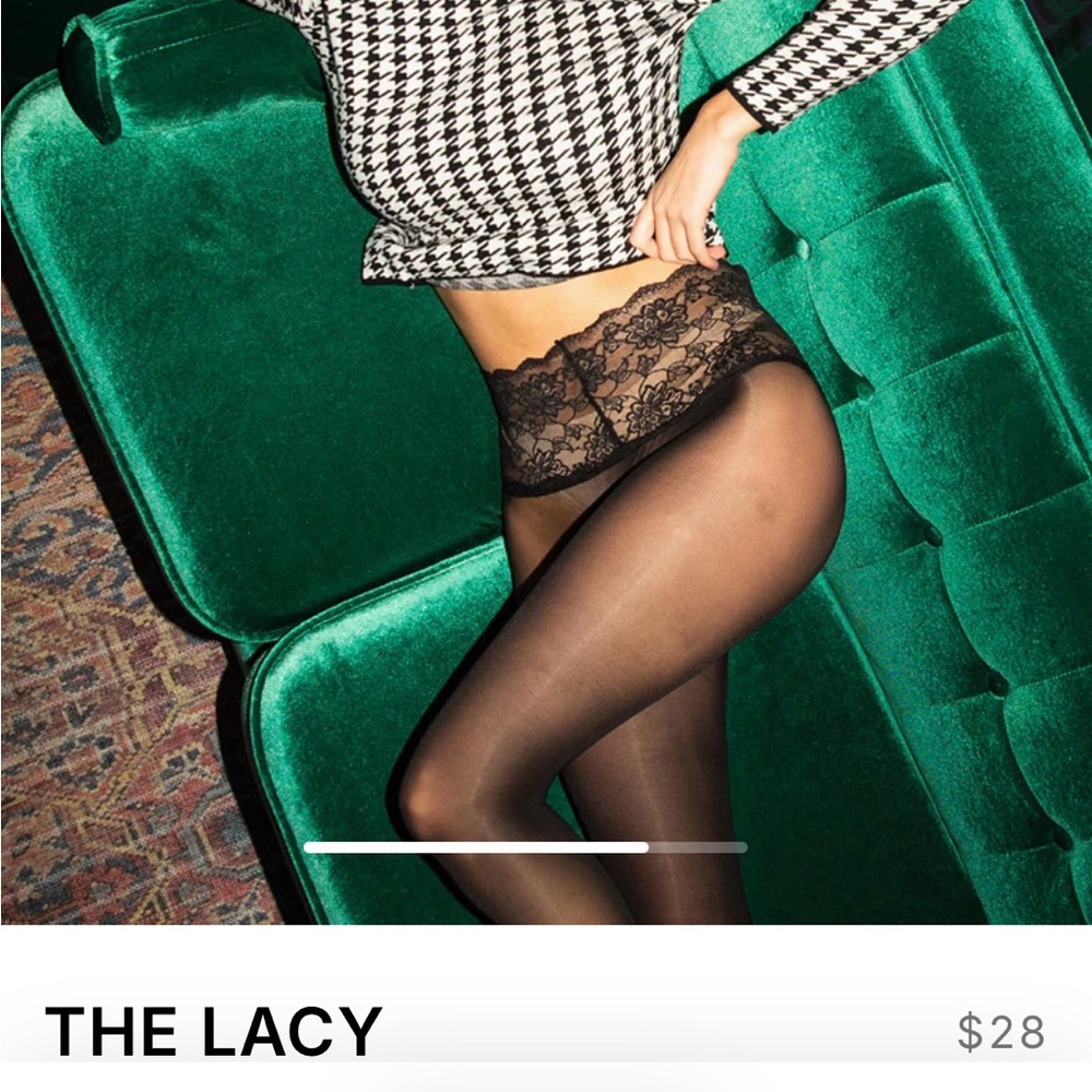 THE LACY Les Belles Rip Resistant Tights Size Medium x 2 Pairs